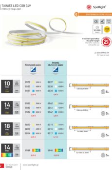 ΤΑΙΝΙΕΣ LED COB 24V 6579