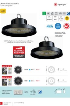 ΚΑΜΠΑΝΕΣ LED UFO 6900