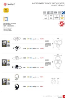 ΦΩΤΙΣΤΙΚΟΥ ΕΣΩΤΕΡΙkΟΥ ΧΩΡΟΥ LED CCT 6958