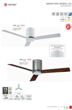 ΑΝΕΜΙΣΤΗΡΕΣ ΟΡΟΦΗΣ LED  3266